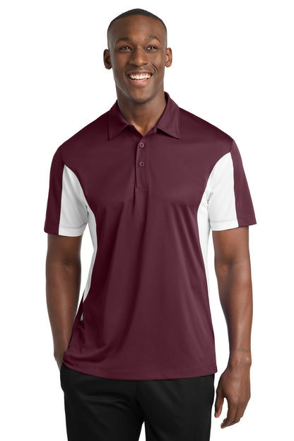 Sport-Tek Side Blocked Micropique Sport-Wick Polo. ST655