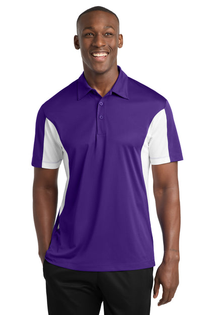 Sport-Tek Side Blocked Micropique Sport-Wick Polo. ST655