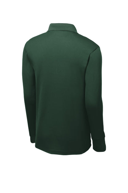 Sport-Tek Long Sleeve Micropique Sport-Wick Polo. ST657