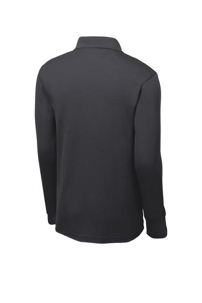 Sport-Tek Long Sleeve Micropique Sport-Wick Polo. ST657