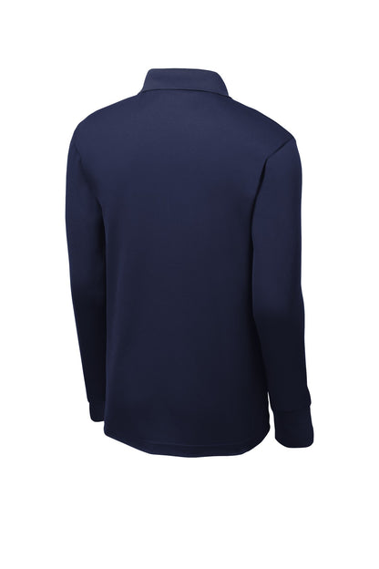Sport-Tek Long Sleeve Micropique Sport-Wick Polo. ST657