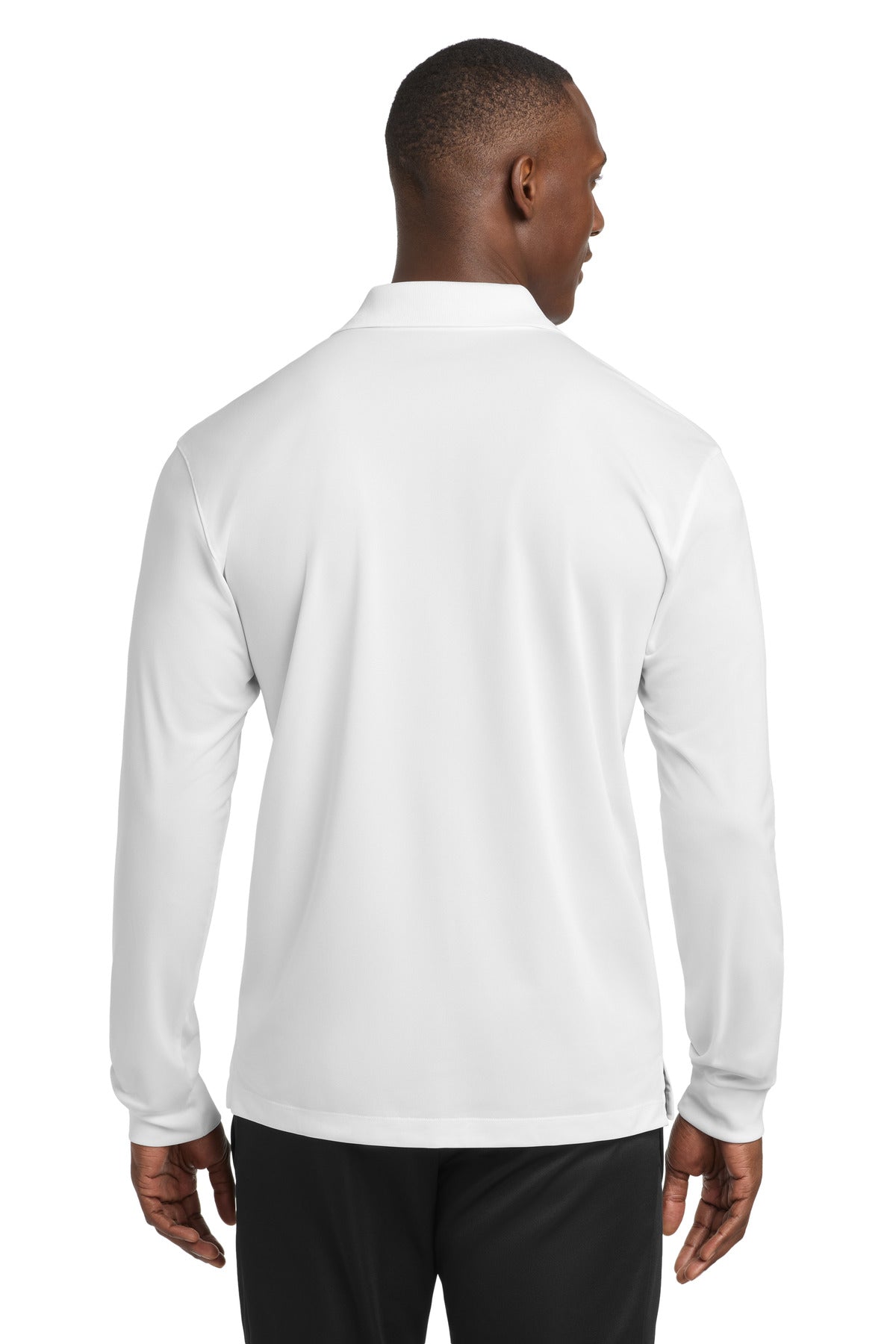 Sport-Tek Long Sleeve Micropique Sport-Wick Polo. ST657