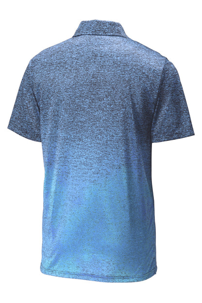 Sport-Tek  Ombre Heather Polo. ST671