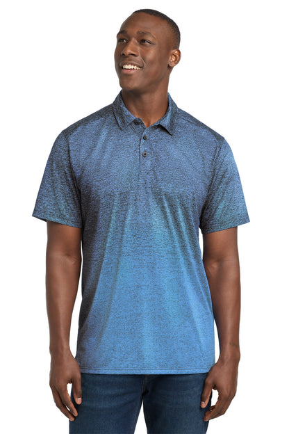 Sport-Tek  Ombre Heather Polo. ST671
