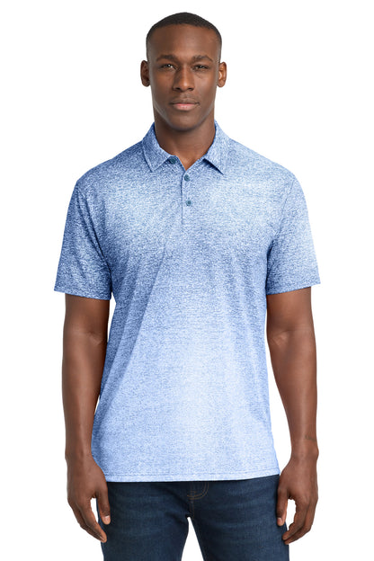 Sport-Tek  Ombre Heather Polo. ST671