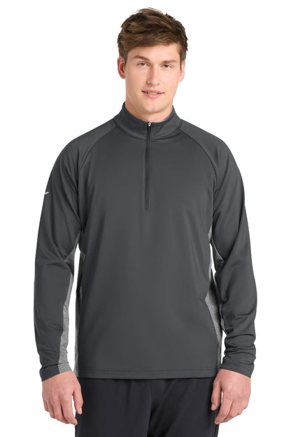 Sport-Tek Sport-Wick Stretch Contrast 1/4-Zip Pullover. ST854