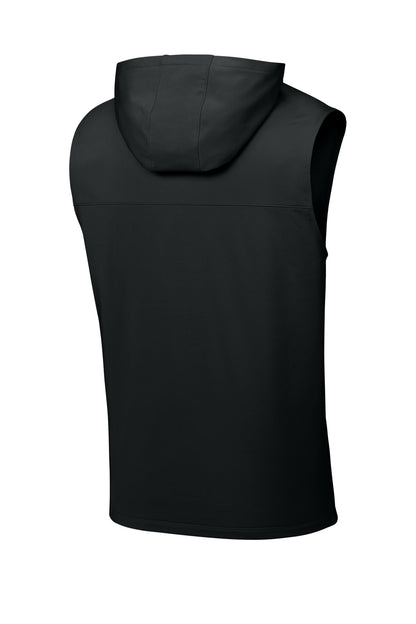 Sport-Tek Sport-Wick Stretch Sleeveless Hooded 1/4-Zip ST858