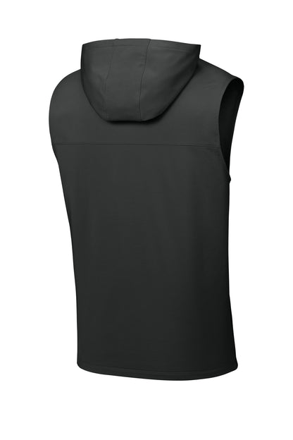 Sport-Tek Sport-Wick Stretch Sleeveless Hooded 1/4-Zip ST858