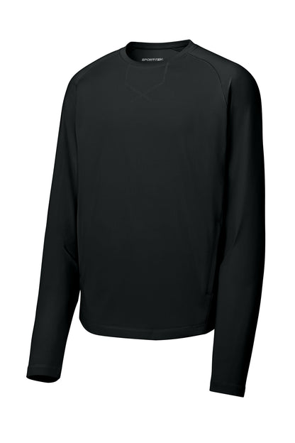 Sport-Tek Sport-Wick Stretch Pocketed Crewneck ST859