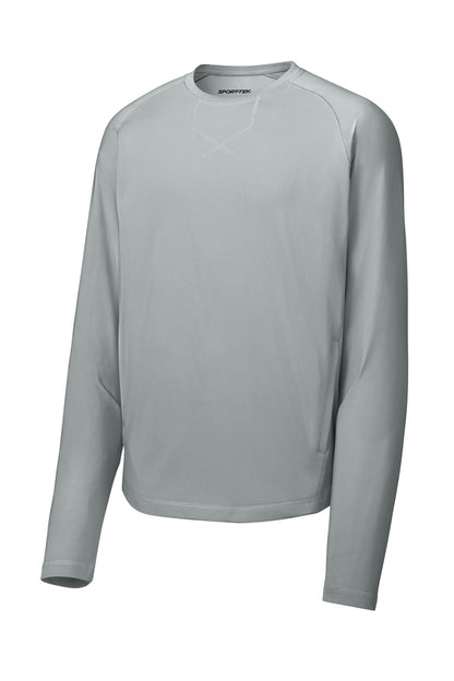 Sport-Tek Sport-Wick Stretch Pocketed Crewneck ST859