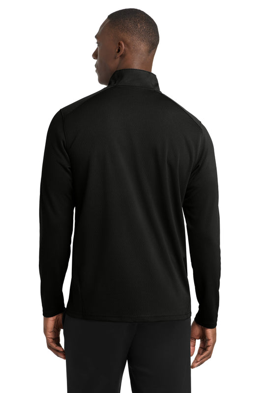 Sport-Tek Sport-Wick Textured 1/4-Zip Pullover.  ST860