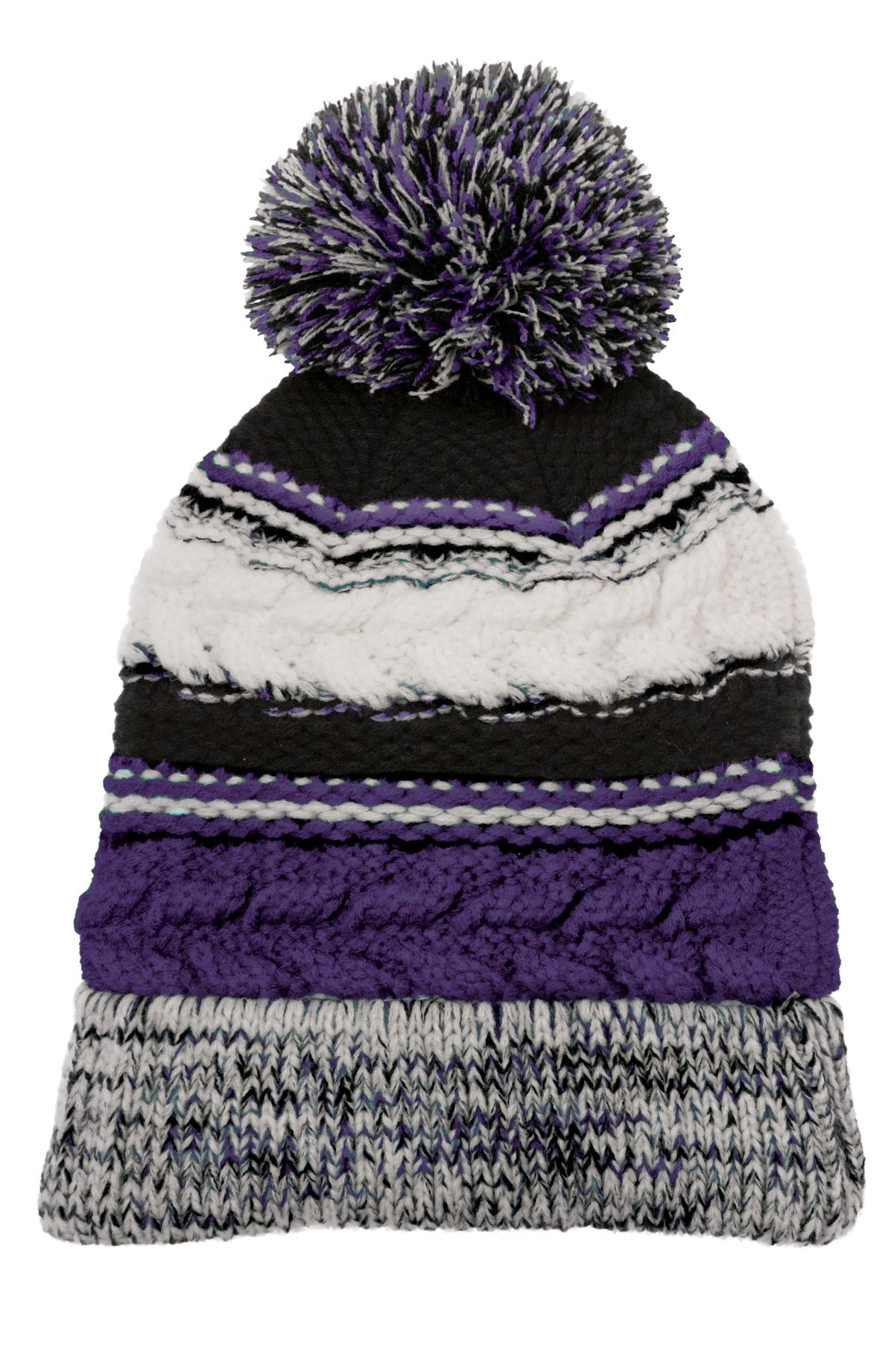 Sport-Tek Pom Pom Team Beanie. STC21
