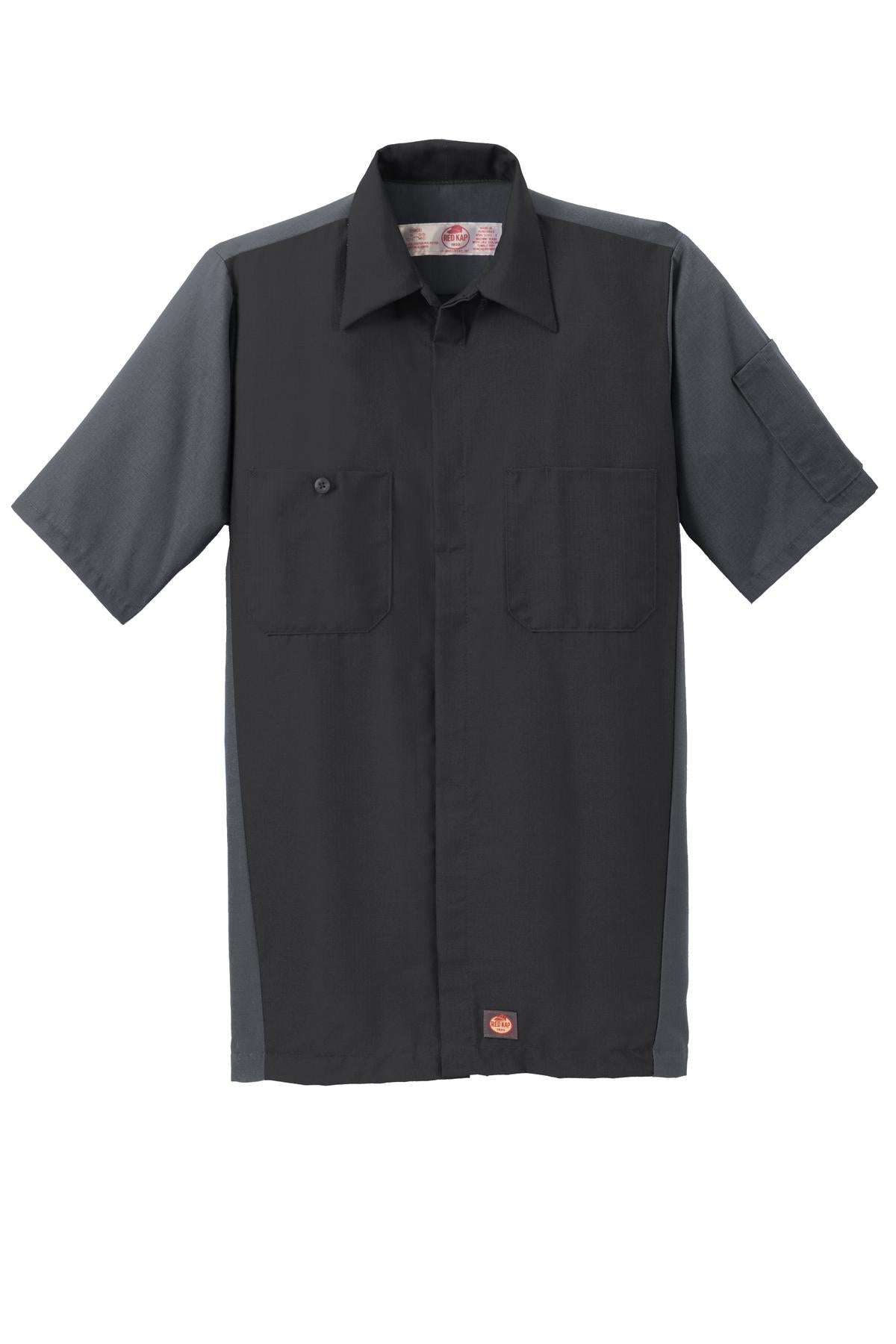Red Kap Short Sleeve Ripstop Crew Shirt. SY20