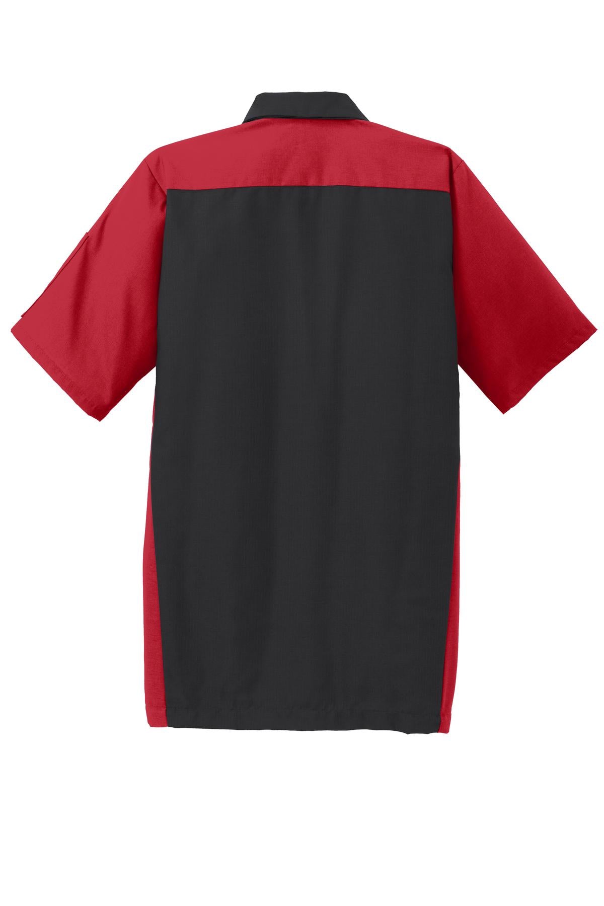 Red Kap Short Sleeve Ripstop Crew Shirt. SY20