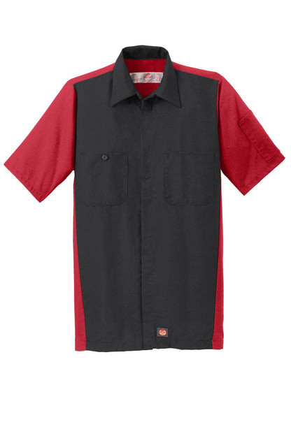 Red Kap Short Sleeve Ripstop Crew Shirt. SY20