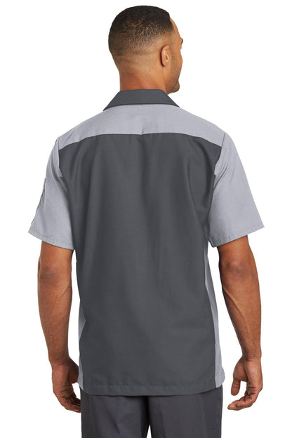 Red Kap Short Sleeve Ripstop Crew Shirt. SY20