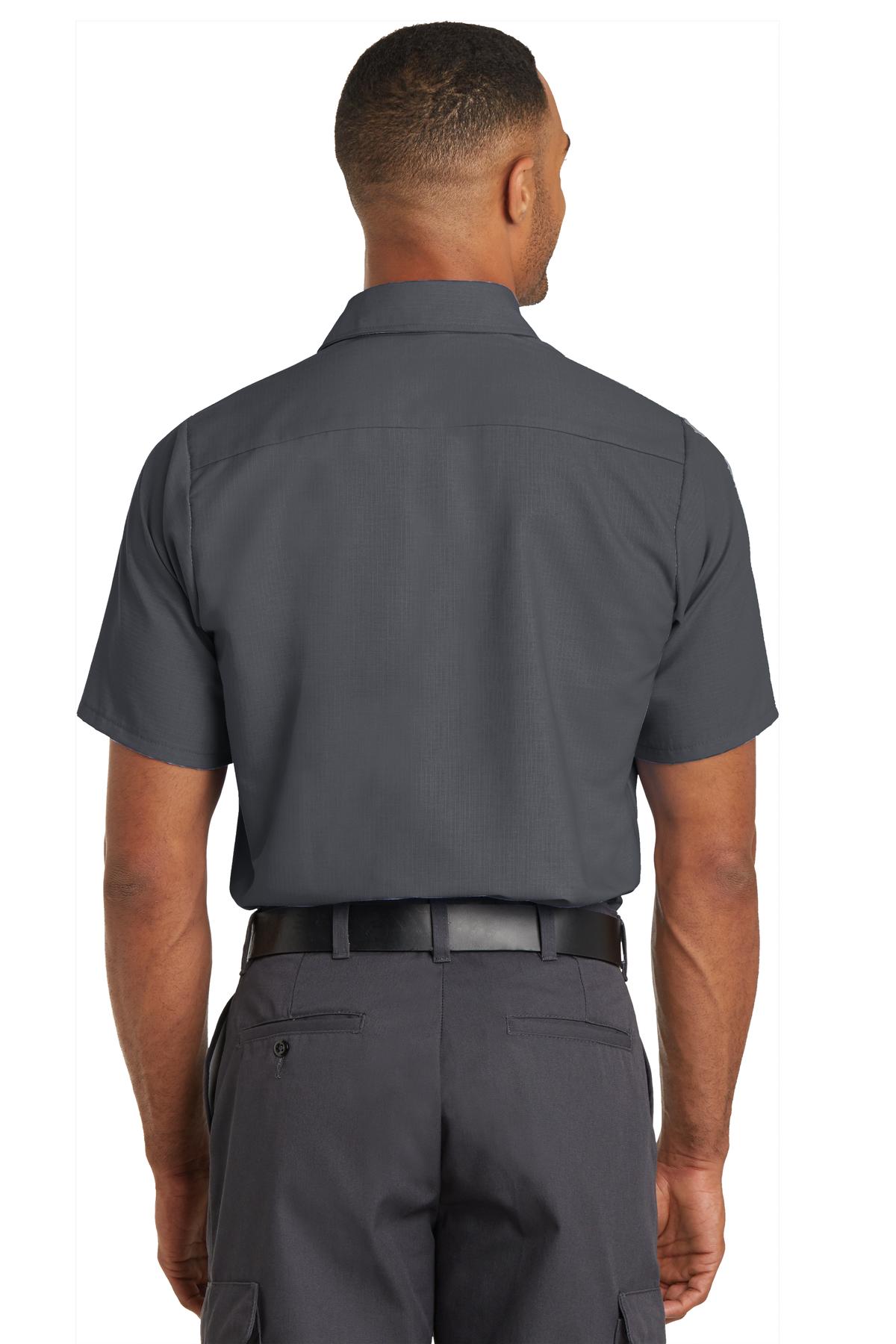 Red Kap Short Sleeve Solid Ripstop Shirt. SY60