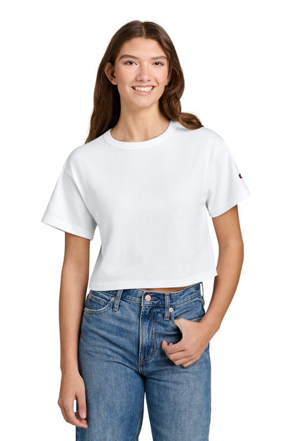 Champion Women's Cropped Heritage Tee T453W