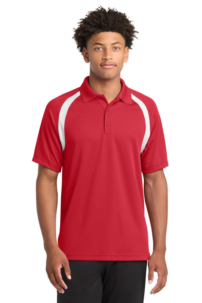 Sport-Tek Dry Zone Colorblock Raglan Polo. T476