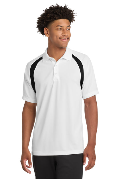 Sport-Tek Dry Zone Colorblock Raglan Polo. T476
