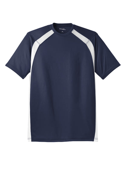 Sport-Tek Dry Zone Colorblock Crew. T478