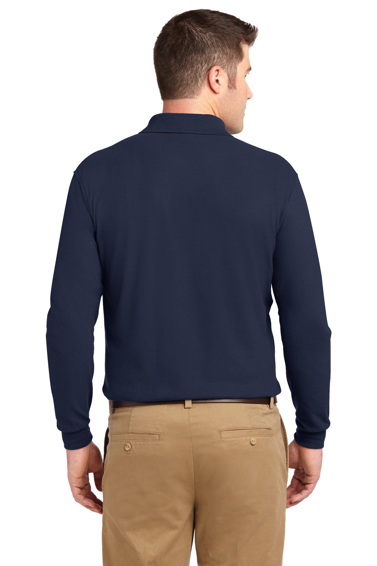 Port Authority Tall Silk Touch Long Sleeve Polo. TLK500LS