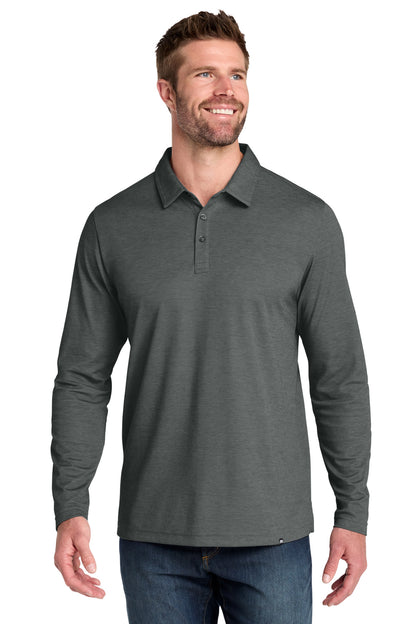 TravisMathew Oceanside Heather Long Sleeve Polo TM1MZ343