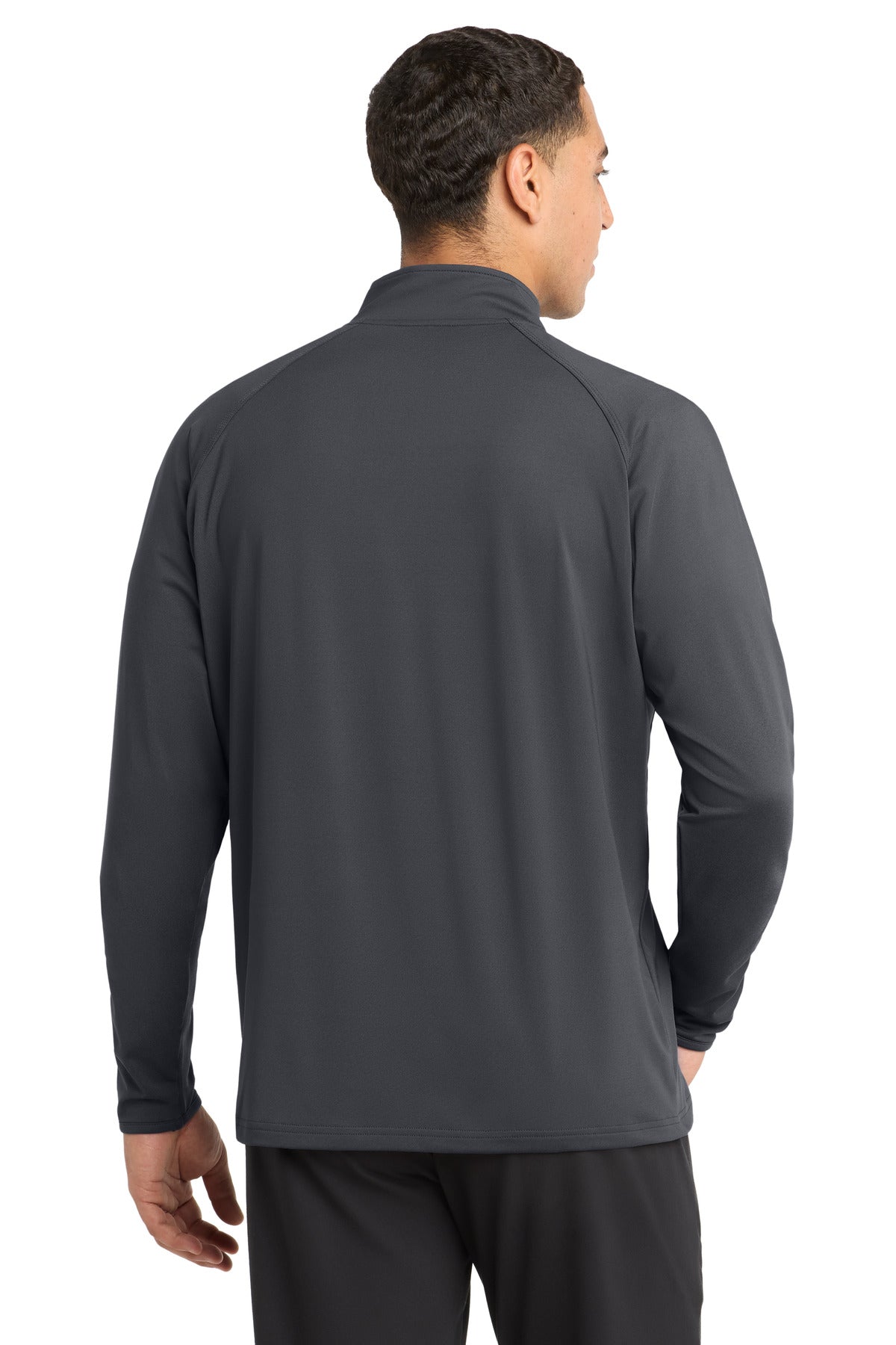 Sport-Tek Tall Sport-Wick Stretch 1/4-Zip Pullover. TST850