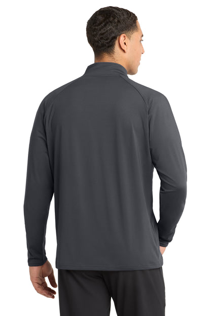 Sport-Tek Tall Sport-Wick Stretch 1/4-Zip Pullover. TST850