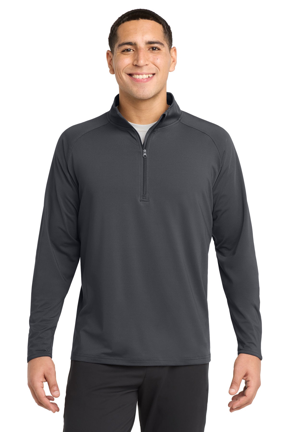 Sport-Tek Tall Sport-Wick Stretch 1/4-Zip Pullover. TST850