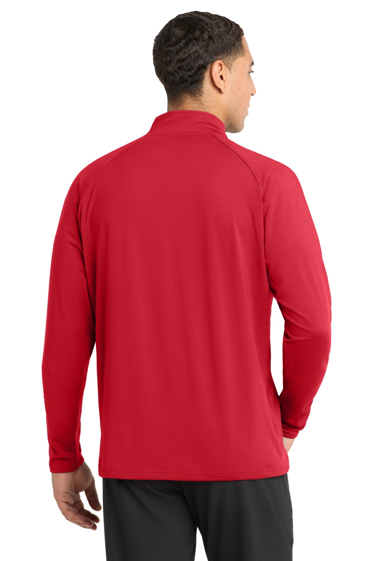 Sport-Tek Tall Sport-Wick Stretch 1/4-Zip Pullover. TST850