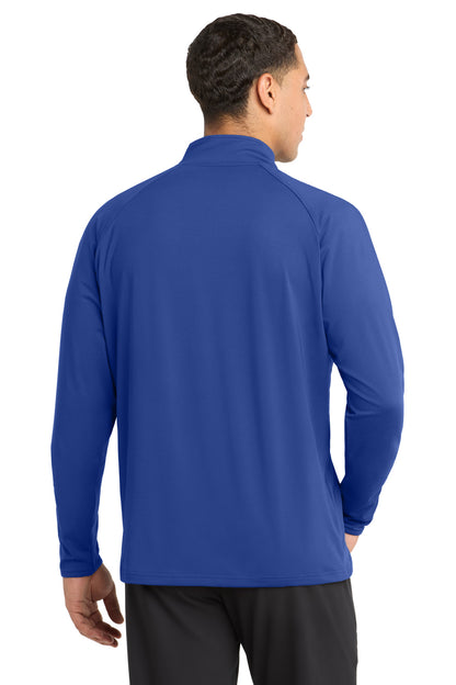 Sport-Tek Tall Sport-Wick Stretch 1/4-Zip Pullover. TST850