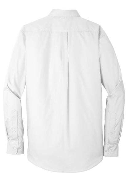 Port Authority Tall Long Sleeve Carefree Poplin Shirt. TW100
