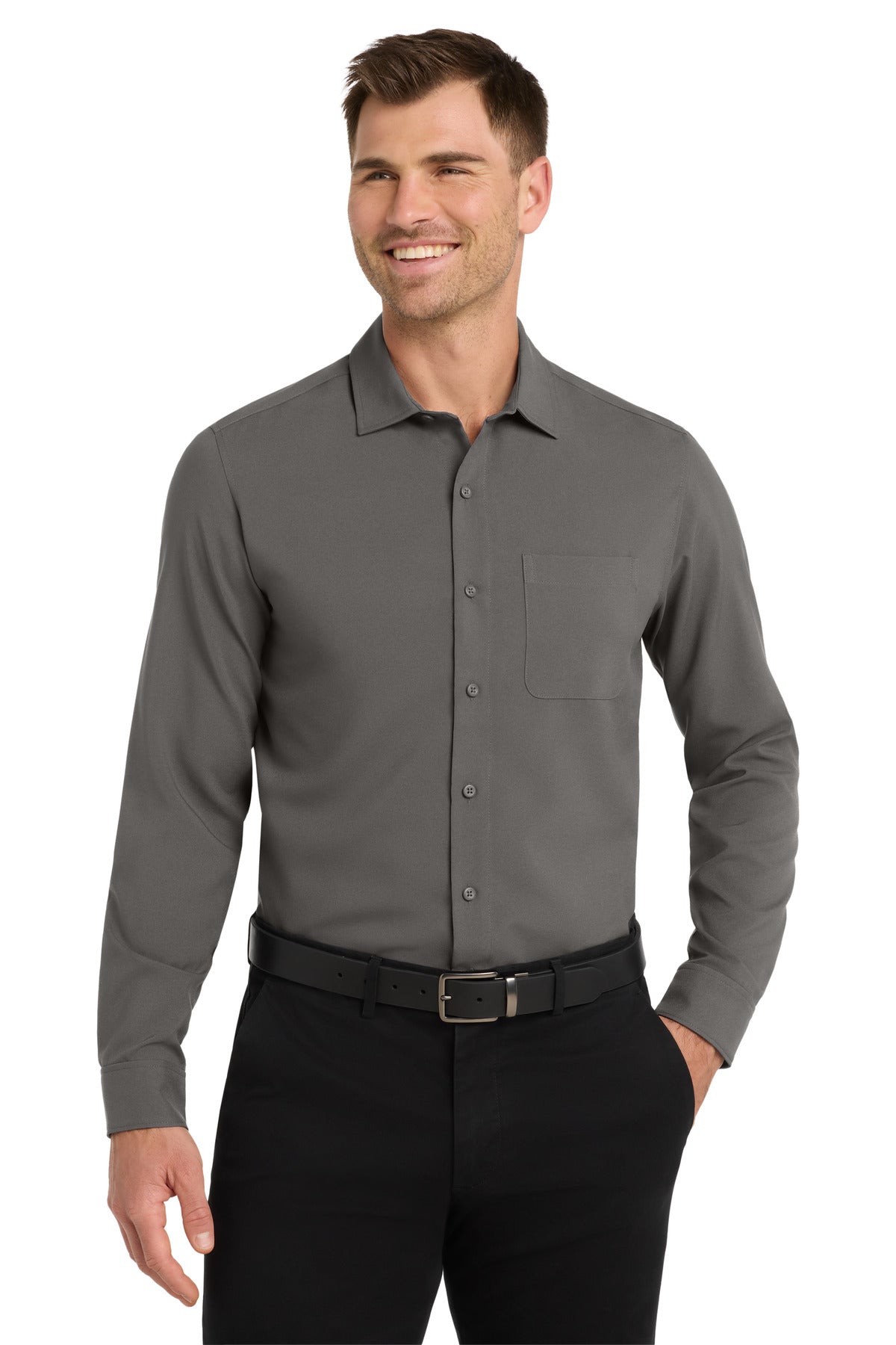Port Authority  Long Sleeve Performance Staff Shirt W401