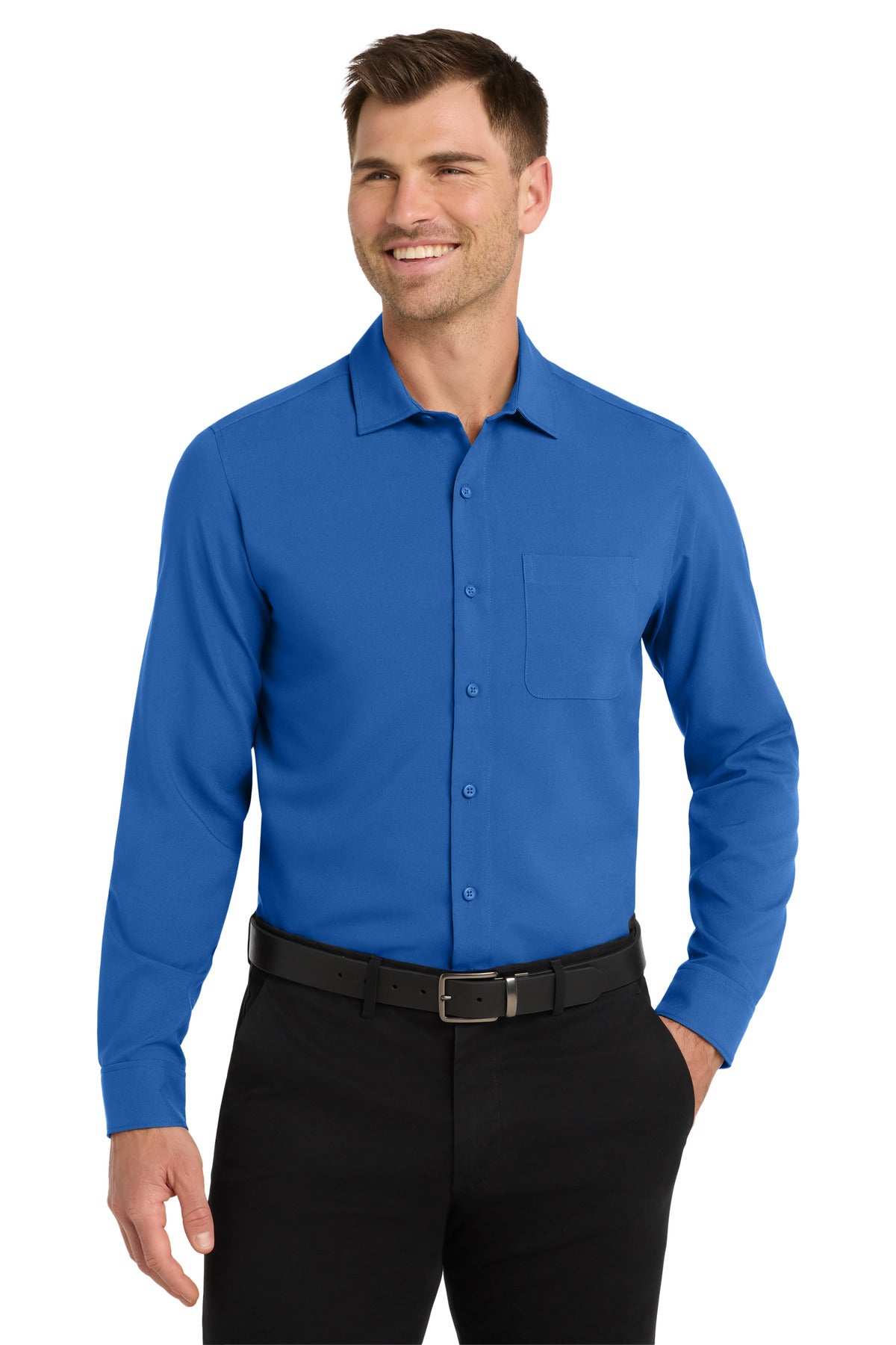 Port Authority  Long Sleeve Performance Staff Shirt W401