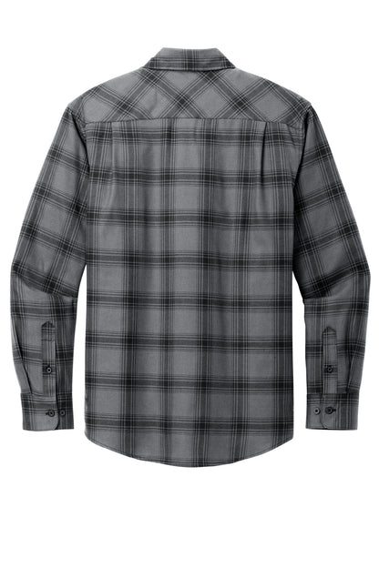 Port Authority Plaid Flannel Shirt. W668
