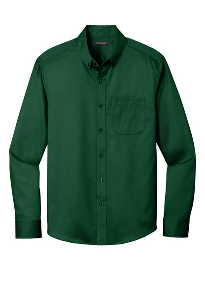 Port Authority Long Sleeve SuperPro React Twill Shirt. W808