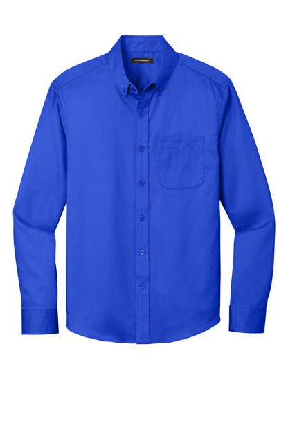 Port Authority Long Sleeve SuperPro React Twill Shirt. W808