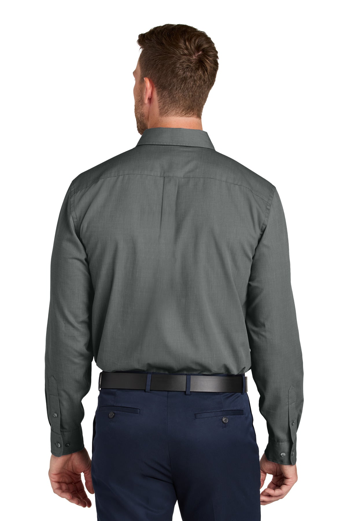 Port Authority Long Sleeve Nailhead Easy Care Shirt W816