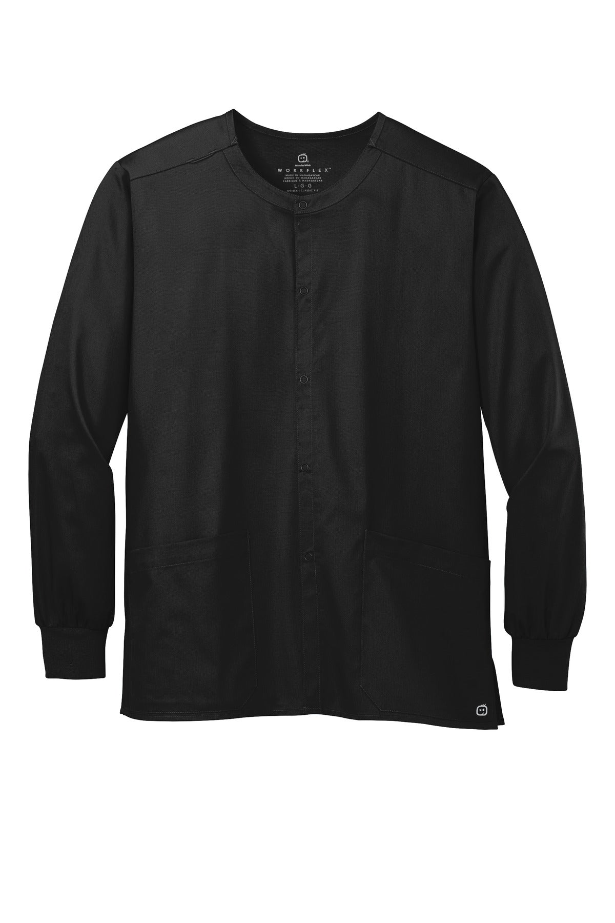 Wink Unisex WorkFlex Snap-Front Scrub Jacket WW3080