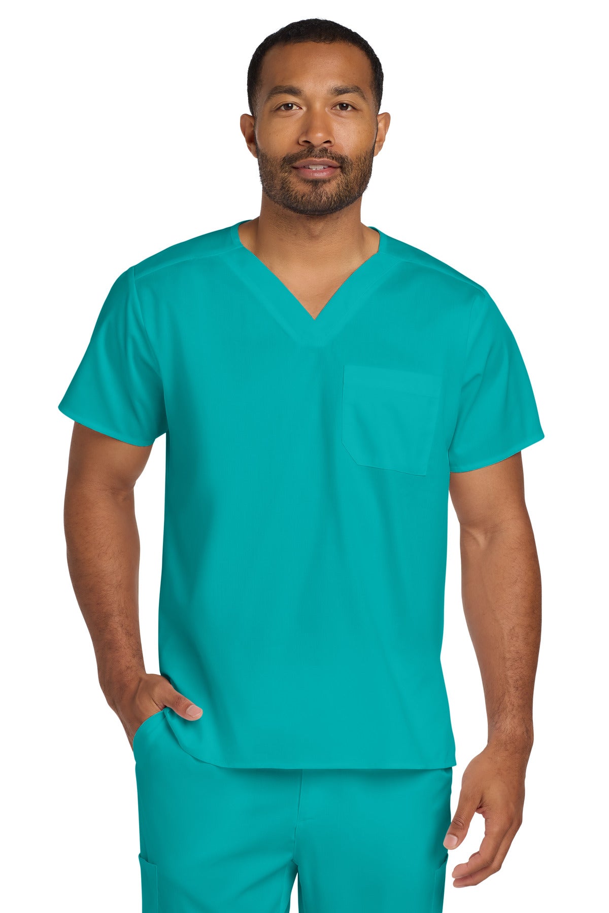 Wink Unisex WorkFlex Chest Pocket V-Neck Top WW3160