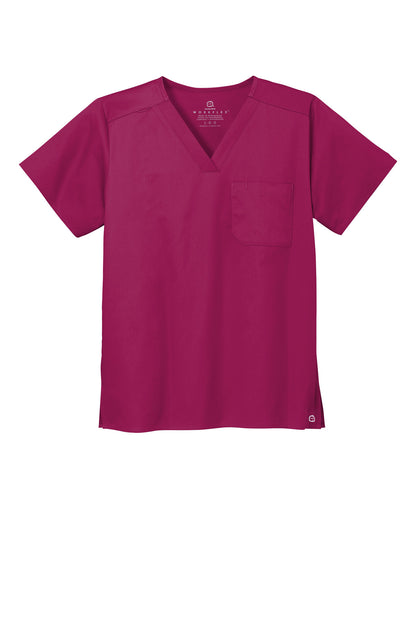 Wink Unisex WorkFlex Chest Pocket V-Neck Top WW3160