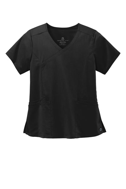 Wink Women's Premiere Flex Mock Wrap Top WW4268
