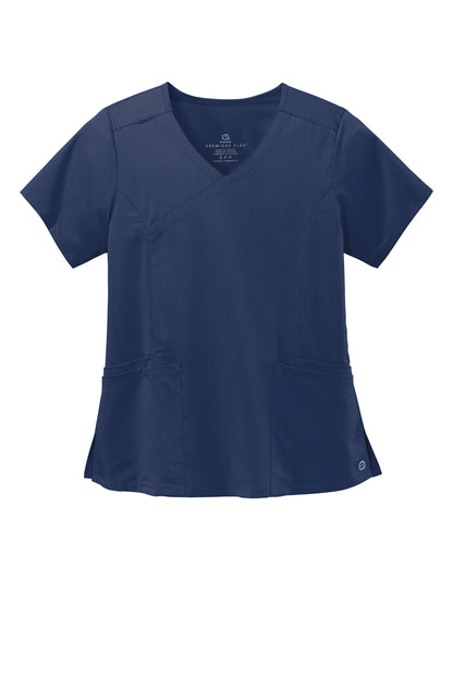 Wink Women's Premiere Flex Mock Wrap Top WW4268