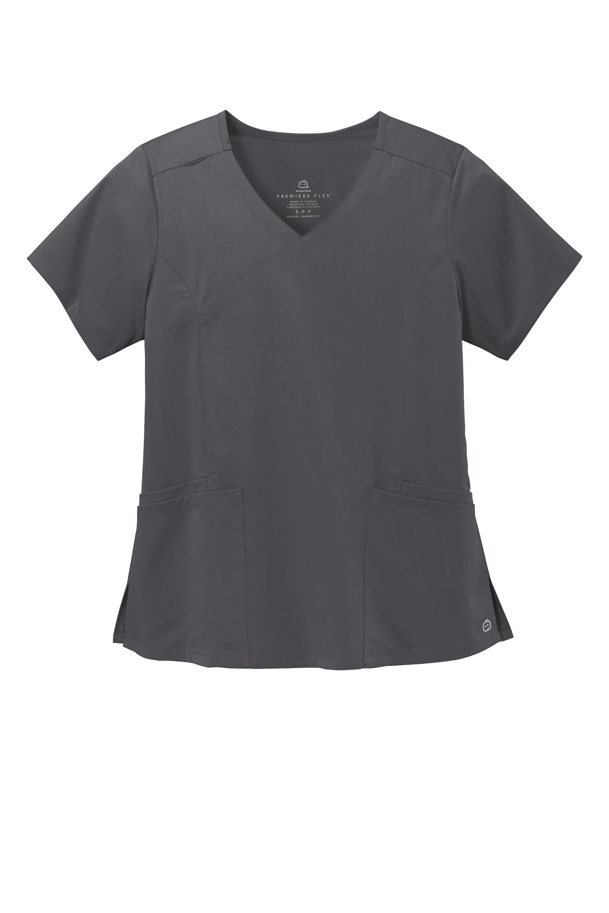 Wink Women's Premiere Flex Mock Wrap Top WW4268