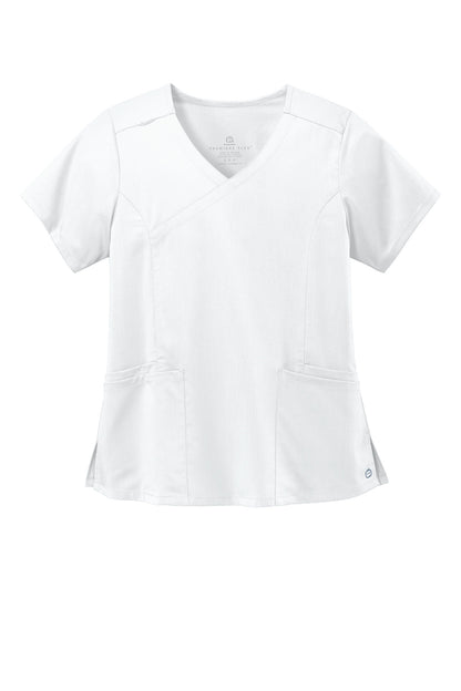Wink Women's Premiere Flex Mock Wrap Top WW4268