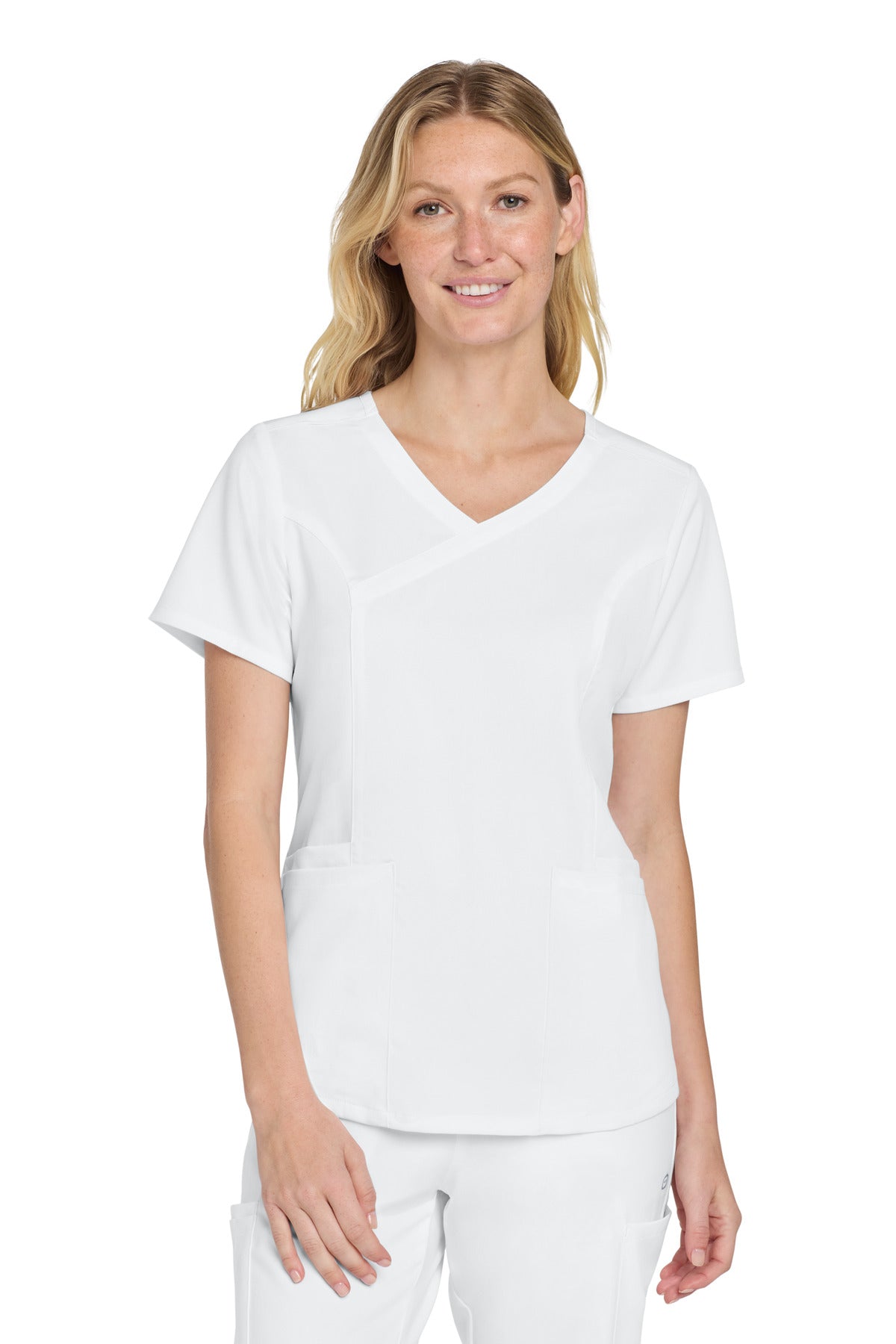 Wink Women's Premiere Flex Mock Wrap Top WW4268