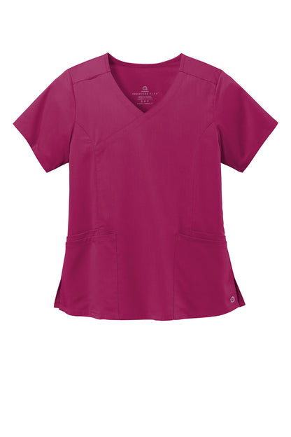 Wink Women's Premiere Flex Mock Wrap Top WW4268