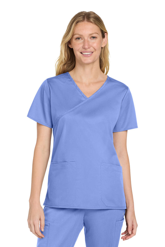 Wink Women's WorkFlex Mock Wrap Top WW4760