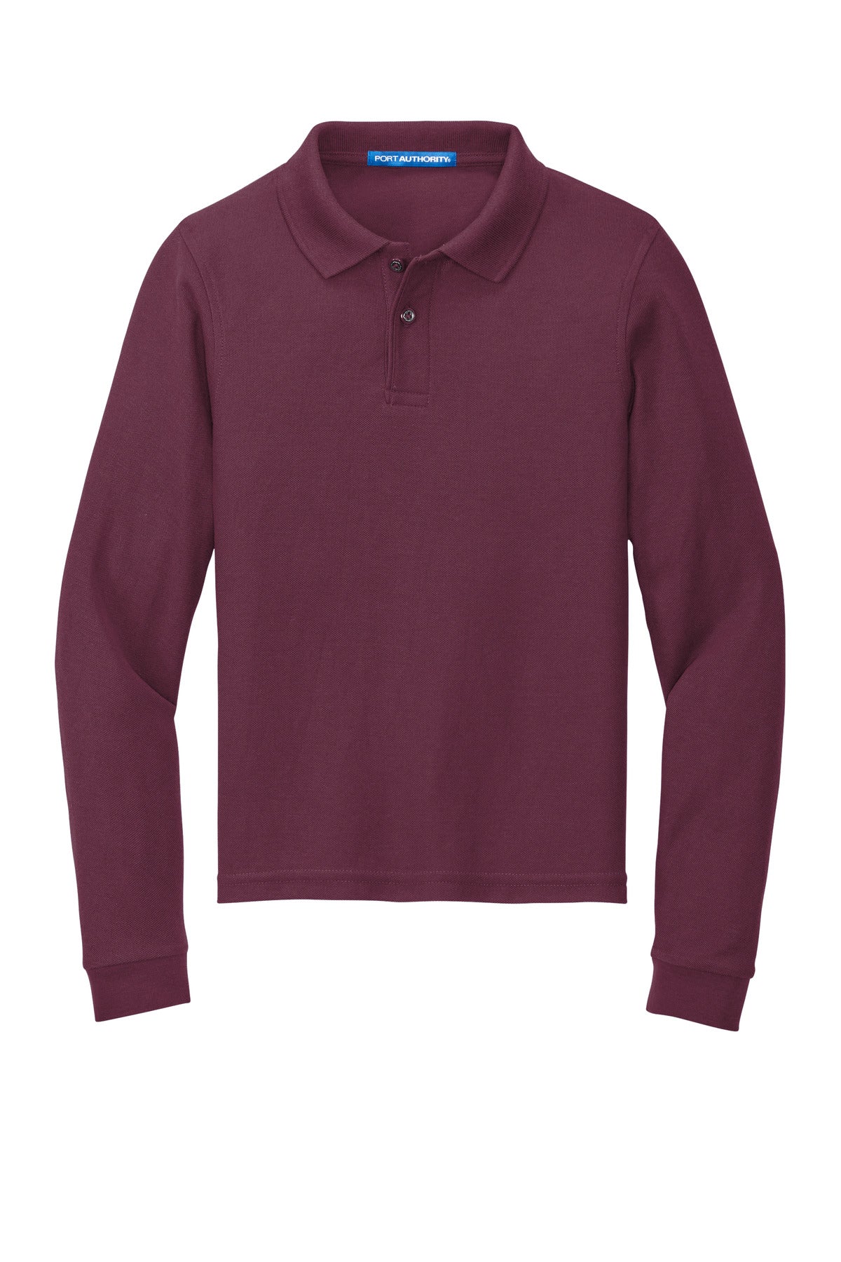 Port Authority Youth Long Sleeve Silk Touch Polo.  Y500LS